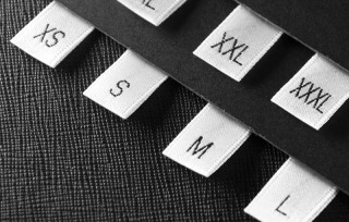 Apģērba izmēru etiķetes