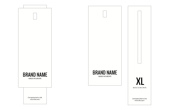 Kartona etiķetes Modelis HT-M90