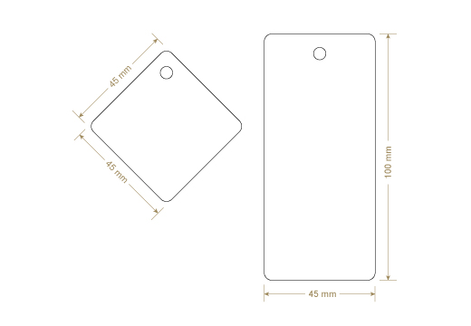 Kartona etiķetes Modelis HT-M94