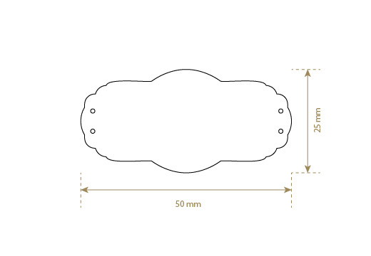 Mākslīgās ādas etiķetes Modelis EP-M105