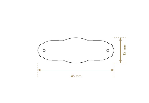 Īstās ādas etiķetes Modelis EP-M15