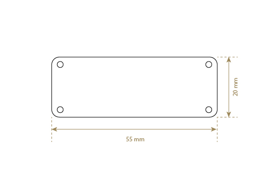 Īstās ādas etiķetes Modelis EP-M43