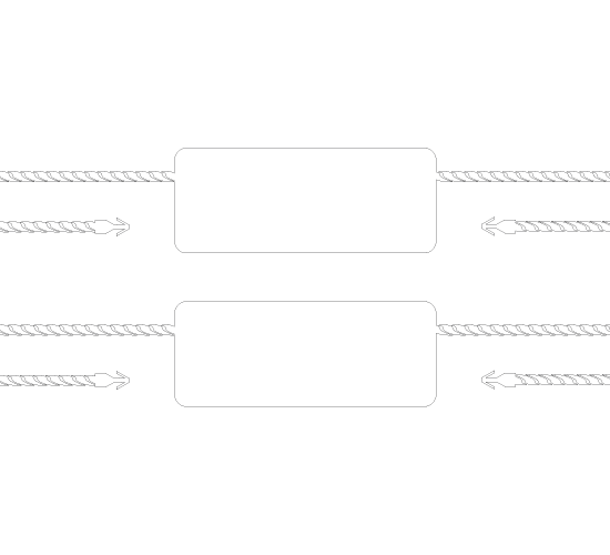 Plastmasas plombas drēbēm Modelis ST-M131