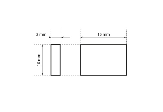 Plastmasas plombas drēbēm Modelis ST-M160