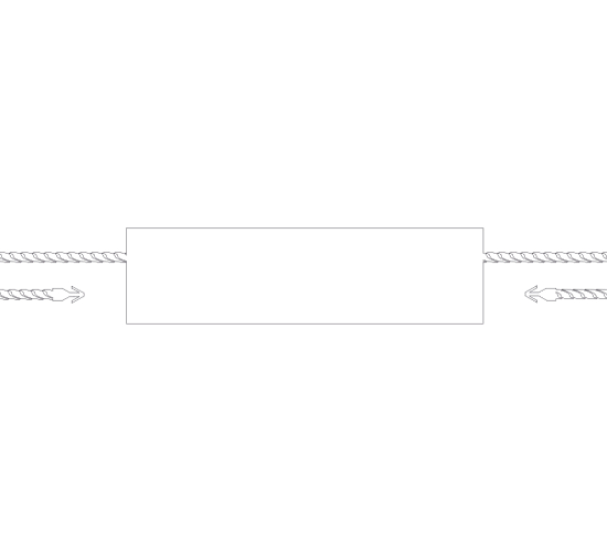 Plastmasas plombas drēbēm Modelis ST-M257