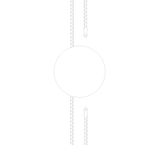 Plastmasas plombas drēbēm Modelis ST-M43