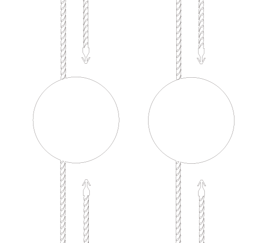 Plastmasas plombas drēbēm Modelis ST-M55