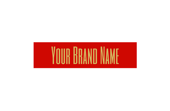 Drukātas tekstila etiķetes Standard Style Modelis TL-M100