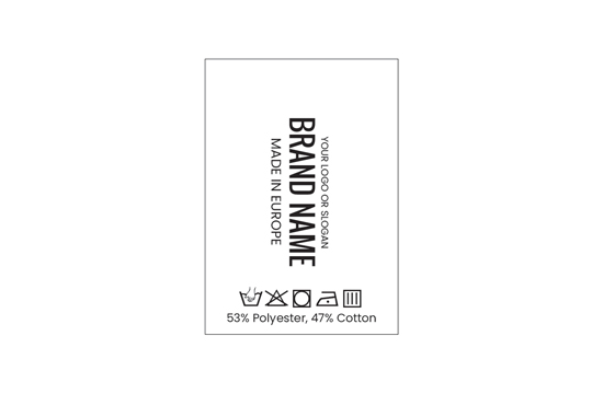 Mazgāšanas kopšanas etiķete Modelis TC-M196