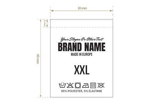 Mazgāšanas kopšanas etiķete Modelis TC-M300