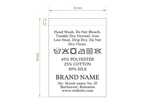 Mazgāšanas kopšanas etiķete Modelis TC-M301