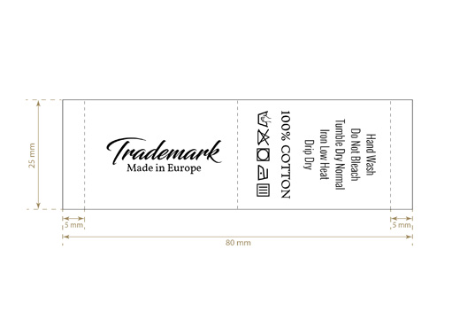 Mazgāšanas kopšanas etiķete Modelis TC-M28