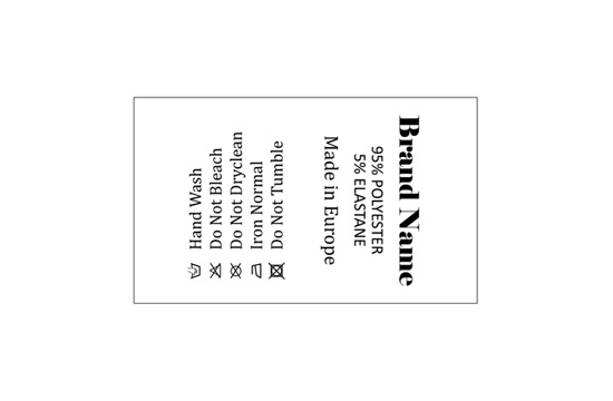 Mazgāšanas kopšanas etiķete Modelis TC-M29