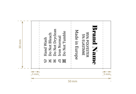Mazgāšanas kopšanas etiķete Modelis TC-M29