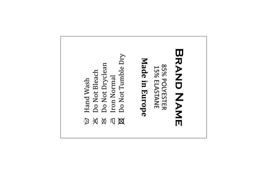 Mazgāšanas kopšanas etiķete Modelis TC-M39