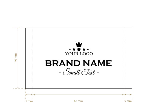 Austas etiķetes Portly Style Modelis WL-M70